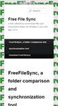 Mobile Screenshot of freefilesync.com